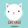 Cat Face - 6 - Catsmas Cheer Cat Face - 6 - Catsmas Cheer